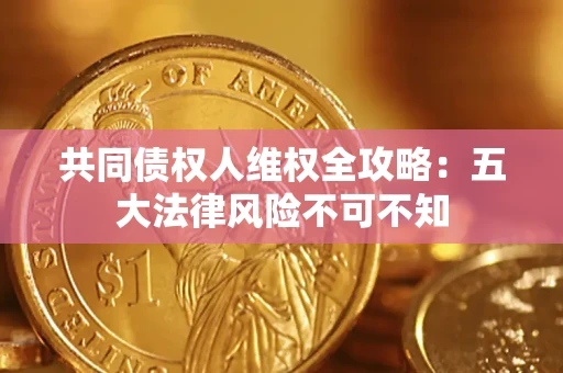 北京共同债权人维权全攻略：五大法律风险不可不知