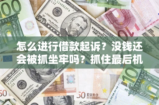 北京怎么进行借款起诉？没钱还会被抓坐牢吗？抓住最后机会！