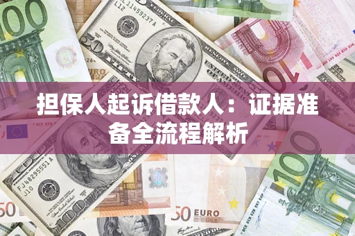 北京担保人起诉借款人：证据准备全流程解析