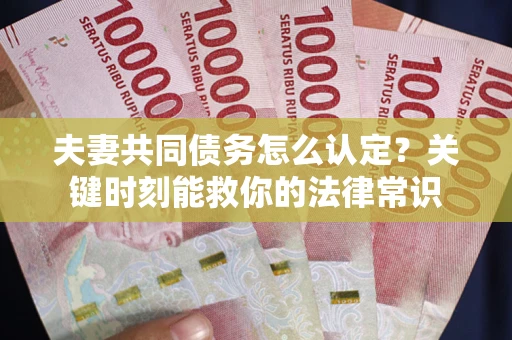 北京夫妻共同债务怎么认定？关键时刻能救你的法律常识